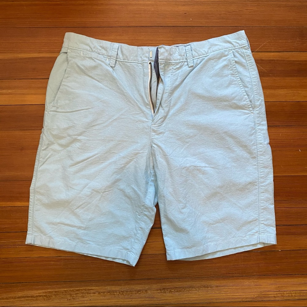 J.Crew Club Short, 34W, 10.5" L, aqua